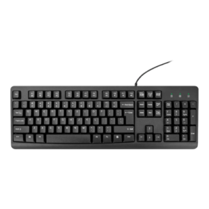 Reliable Full-Size Wired Keyboard with Comfortable Typing Experience