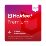 McAfee+ Premium Individual Antivirus with VPN, Identity Monitoring – Unlimited Devices
